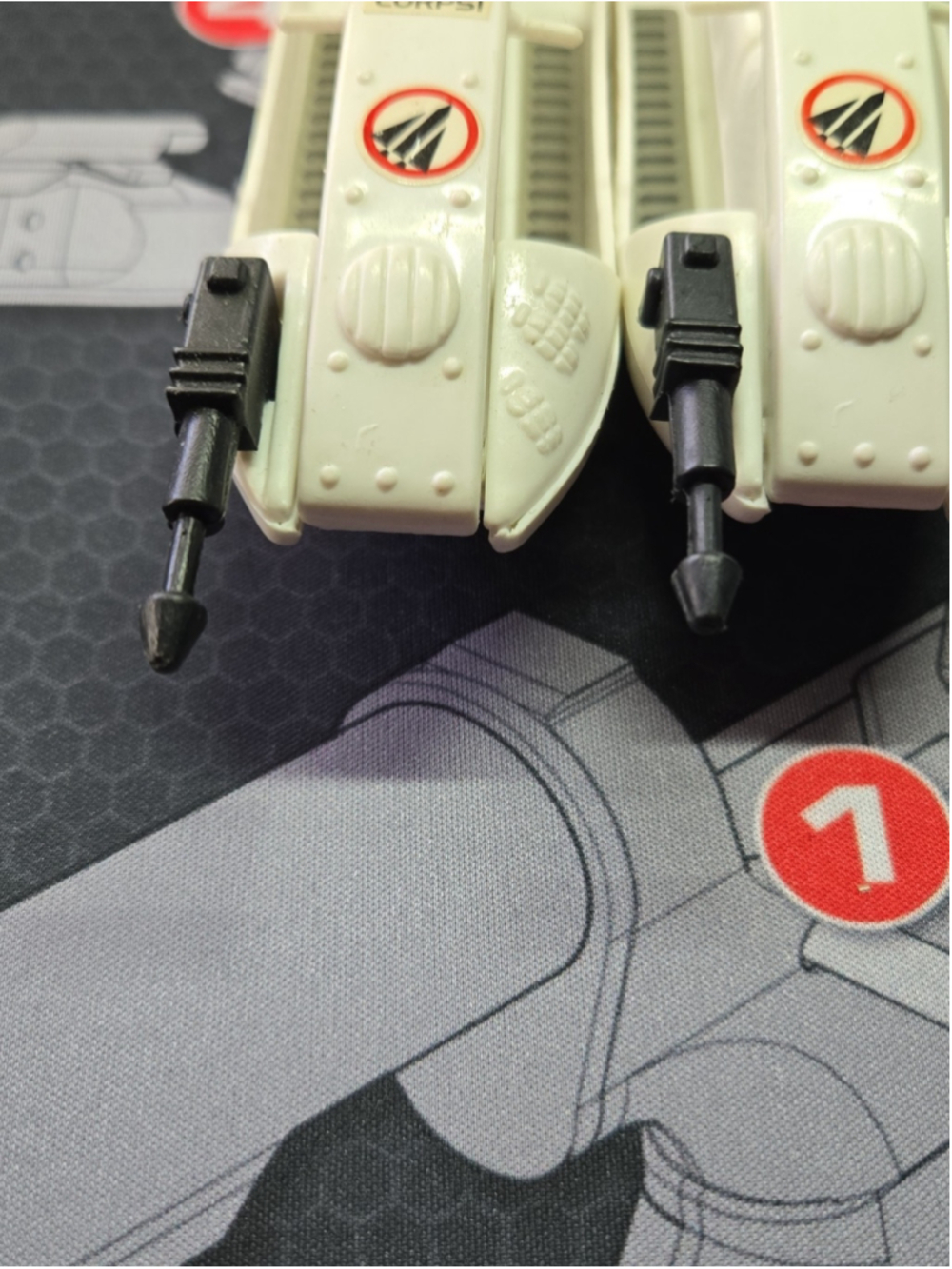 2 LANARD CORPS S.T.A.R. STAR FORCE Vehicle (Jet Ski) Space Sled Vintage - Picture 7 of 7